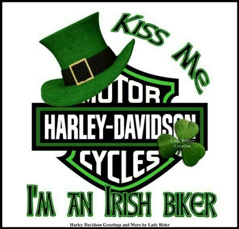 Pin By Karen Baldwin On Hd St Patrick S Day Harley Davidson Decals Biker Quotes Harley