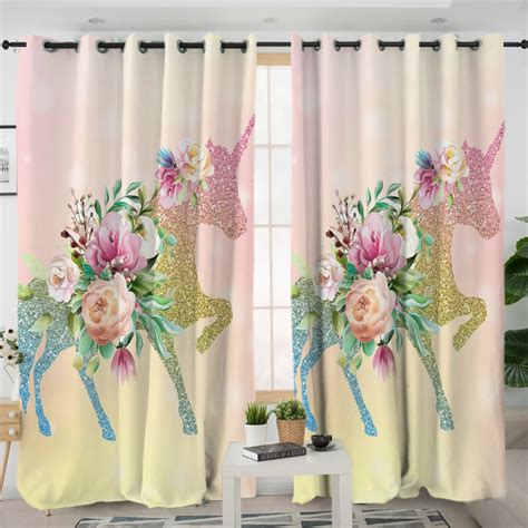 Cute Unicorn Curtain Unilovers