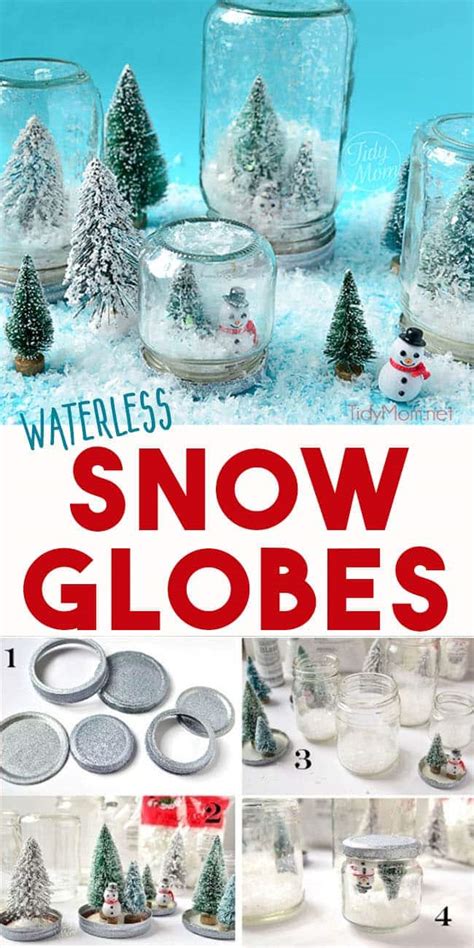 How To Make A Waterless Snow Globes