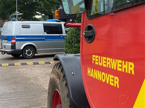 Fw Hannover Kampfmittelbeseitigung Im Stadtteil Bothfeld Erfolgreich