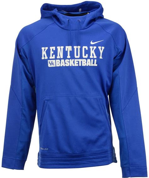 Nike Mens Kentucky Wildcats Elite Basketball Hoodie Nike Men