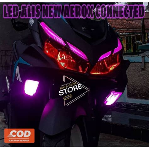 Jual Sepaket Lampu Alis Lampu Led Yamaha Aerox Connected Aerox 2020