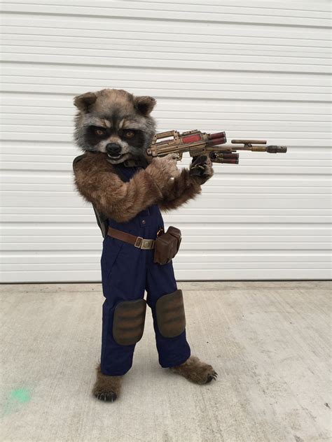 Rocket Raccoon Costume from Guardians of the Galaxy!!! — Stan Winston ...