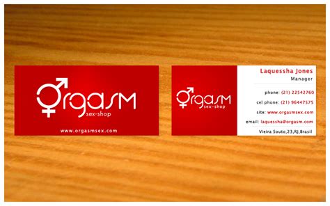 Orgasm Sex Shop Business Card By Lordhanzo On Deviantart