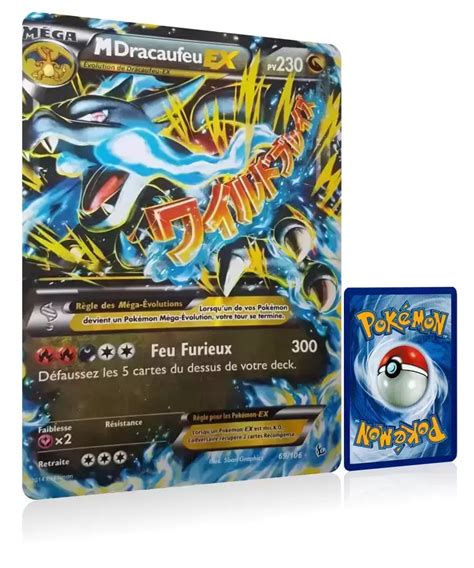 M Dracaufeu Ex Jumbo Carte Pok Mon Cartes Pokemon Jumbo Xxl