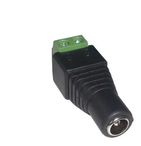 Conector Ficha Plug Jack Hembra Bornera Cctv X Unidades