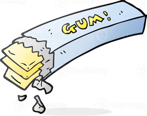 cartoon chewing gum 39928457 PNG