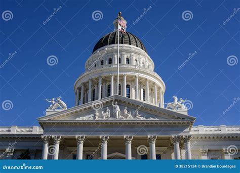 California State Capitol Building Stock Photo - Image of park ...