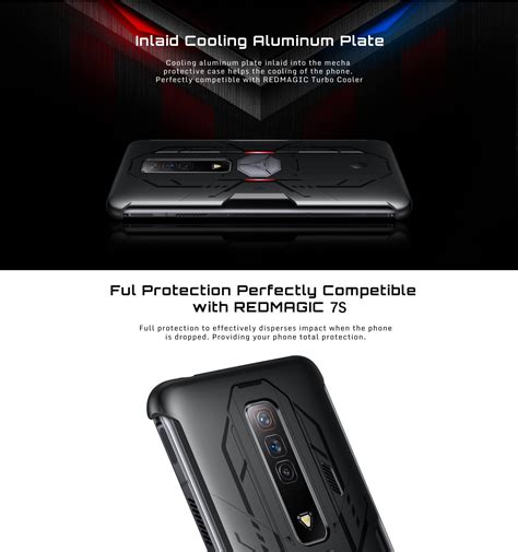 Official Original ZTE Nubia Red Magic 7S Protective Case