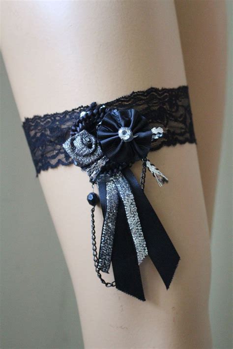 Wedding Garter Black Lace Bridal Garter Wedding Accessory Bridal