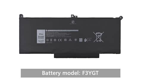 High Quality Laptop Battery F3ygt For Dell Latitude 7000 7280 7290 7390