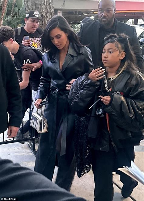 Kim Kardashian And Her Daughter North West 10 Coordinate In Matching