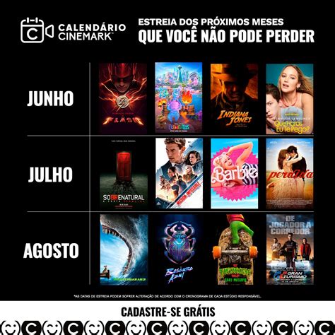 cinemarkoficial on Twitter O CalendárioCinemark não te deixará