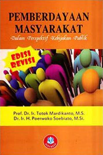 Buku Pemberdayaan Masyarakat Dalam Perspektif Kebijakan Publik Edisi