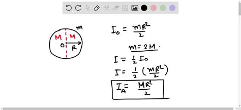 Solved Q A Uniform Disk Of Radius R Is Cut In Half So That The