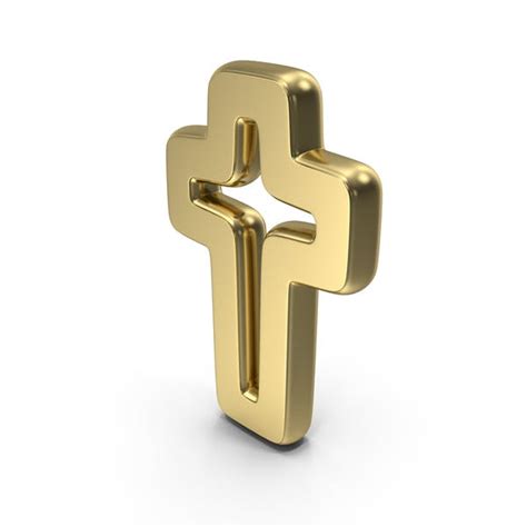 Christian Cross Symbol 3d Incl Gold And Church Envato Elements