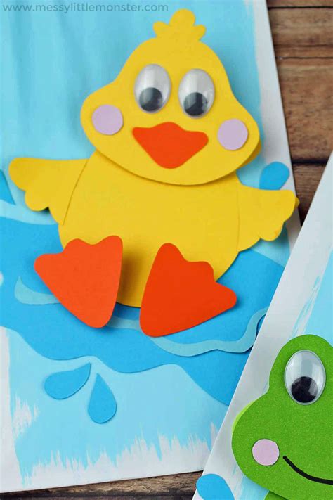 Duck Craft Duck Template Included Messy Little Monster