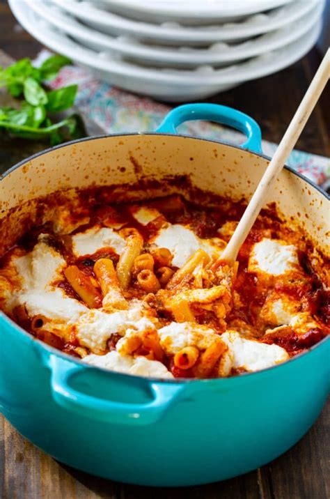 One Pot Ziti With Sausage Spicy Southern Kitchen