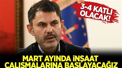 Bakan Murat Kurumdan Yeni Konut A Klamas Mart Ay Nda In Aat