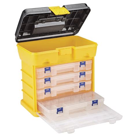 Toolbox Organizer with 4 Drawers | Tool box organization, Small parts ...