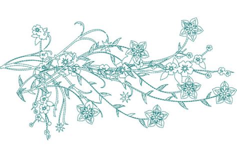 Outline Flowers Embroidery Designs 2022 455 Free And Premium Embroidery Designs · Creative