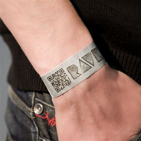 Wristband With Barcode