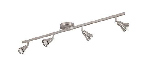 Trans Globe W 494 BN Renew Modern Brushed Nickel Track Lighting Fixture