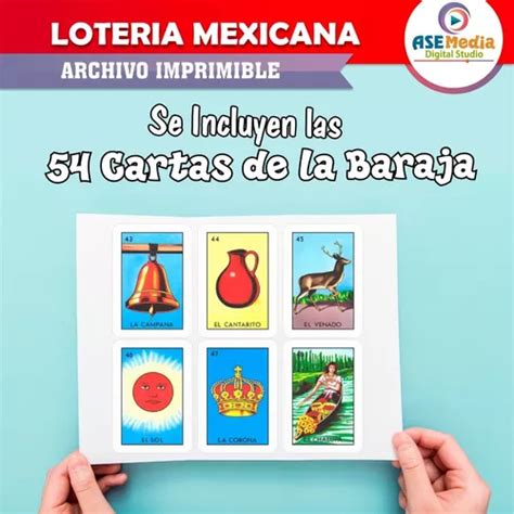 Loteria Mexicana Para Imprimir Archivo Tablas X M En Venta En