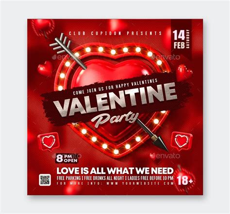 Valentine S Day Flyer Design Ksioks