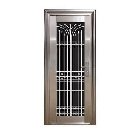 Brown Stainless Steel Door Single Material Grade Ss At Rs Kg