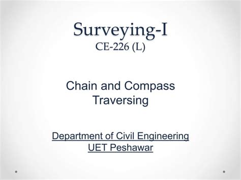 Compass Surveying Ppt