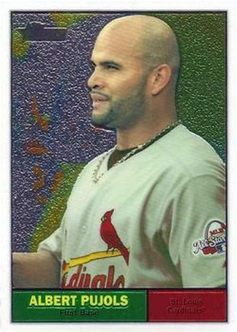 2010 Topps Heritage Chrome C1 Albert Pujols Cardinals NM MT 1961 EBay