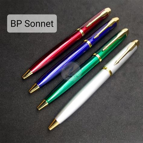 Bolpoin Metal Bp Sonnet Model Pena Parker Sonnet Pen Besi Berat