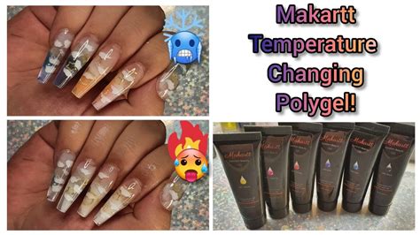 How To Polygel Nails Makartt Temperature Changing Polygel Lazy Tip