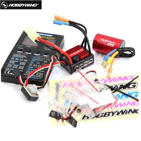 Original Hobbywing QuicRun WP 16BL30 Sensorless Brushless 30A ESC Motor