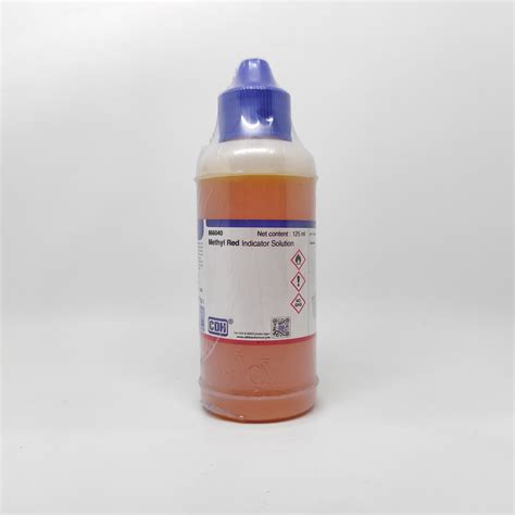 CDH Methyl Red Indicator Solution 125ml Larutan Indikator Metil Merah