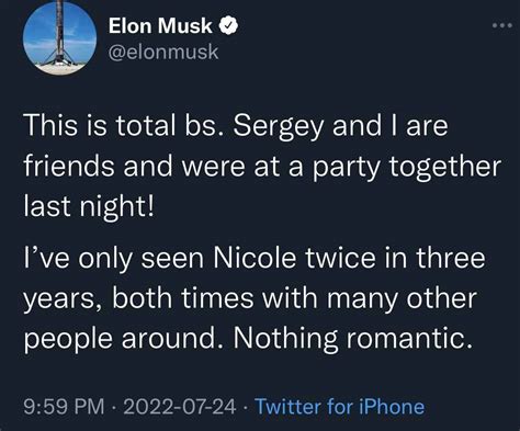 Its BS Elon Musk Denies Having Affair With Sergey Brin S Wife