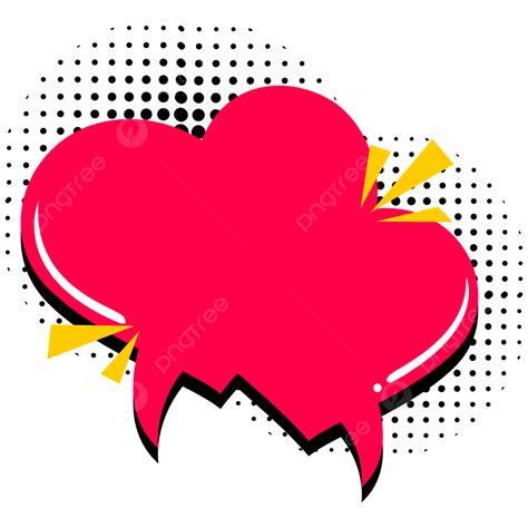 Cute Speech Bubble Vector Art Png Love Speech Bubble With Colorfull