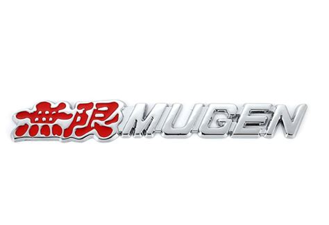 Mugen Metal Emblem Sticker For Honda Civic Jazz Hrv Odyssey City Accord