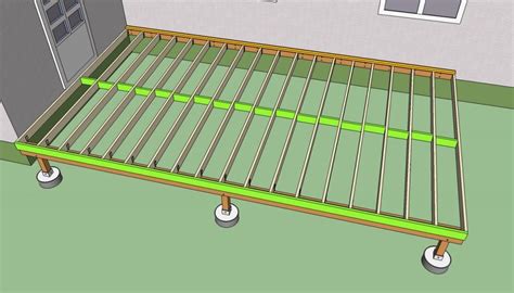 Installing Bridging Deck Plans Diy Wood Deck Plans Deck Design Plans Deck Building Plans