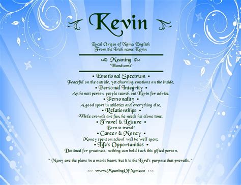 Kevin - Meaning of Name