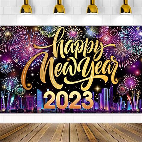 Happy New Year Backdrop