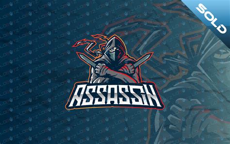 Assassin eSports Logo For Sale | Assassin Mascot Logo - Lobotz LTD