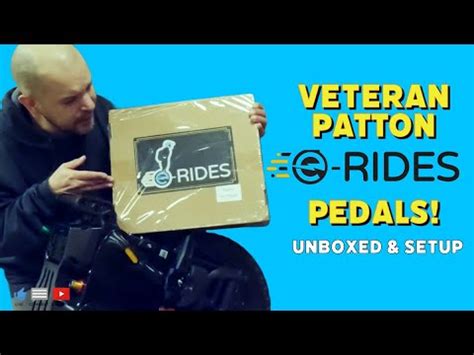 Unboxing Setup Of The E Rides Veteran Patton Lynx Biggie Euc Pedals