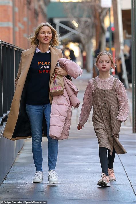 Naomi Watts Looks Stylish As She Picks Up Son Kai 10 From School