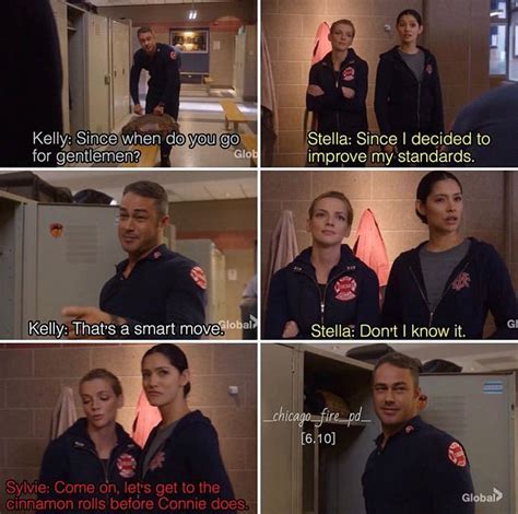 Kelly Severide, Stella Kidd, and Sylvie Brett | Chicago fire, Taylor ...