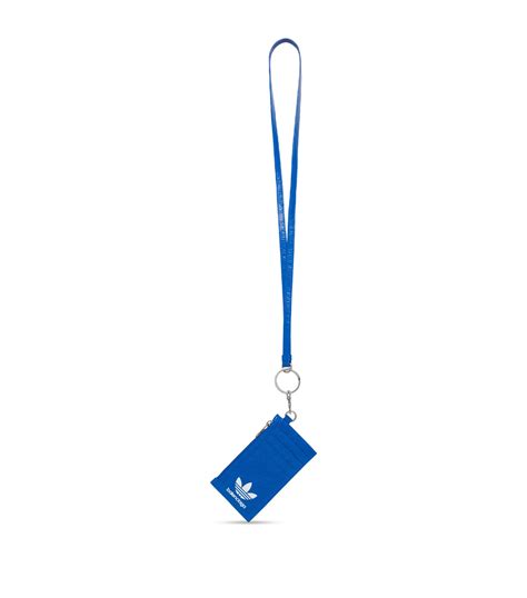 Mens Balenciaga Blue X Adidas Leather Lanyard Card Holder Harrods Us