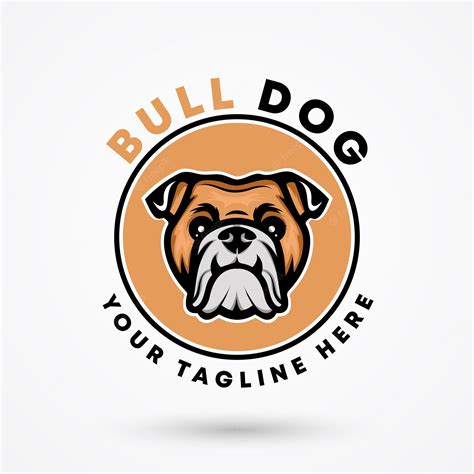 Premium Vector | Bulldog vector logo design minimal bulldog logo design