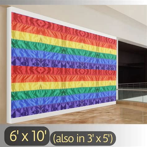 Rainbow Flag Lgbt Rainbow Stripes Gay Pride Lgbtq Banner Zazzle Rainbow Flag Lgbt Rainbow