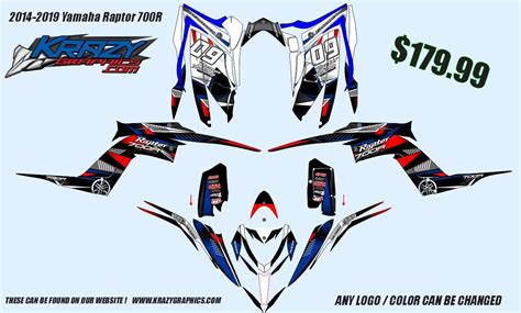 Yamaha Raptor 700r Graphics D41 2013 2020